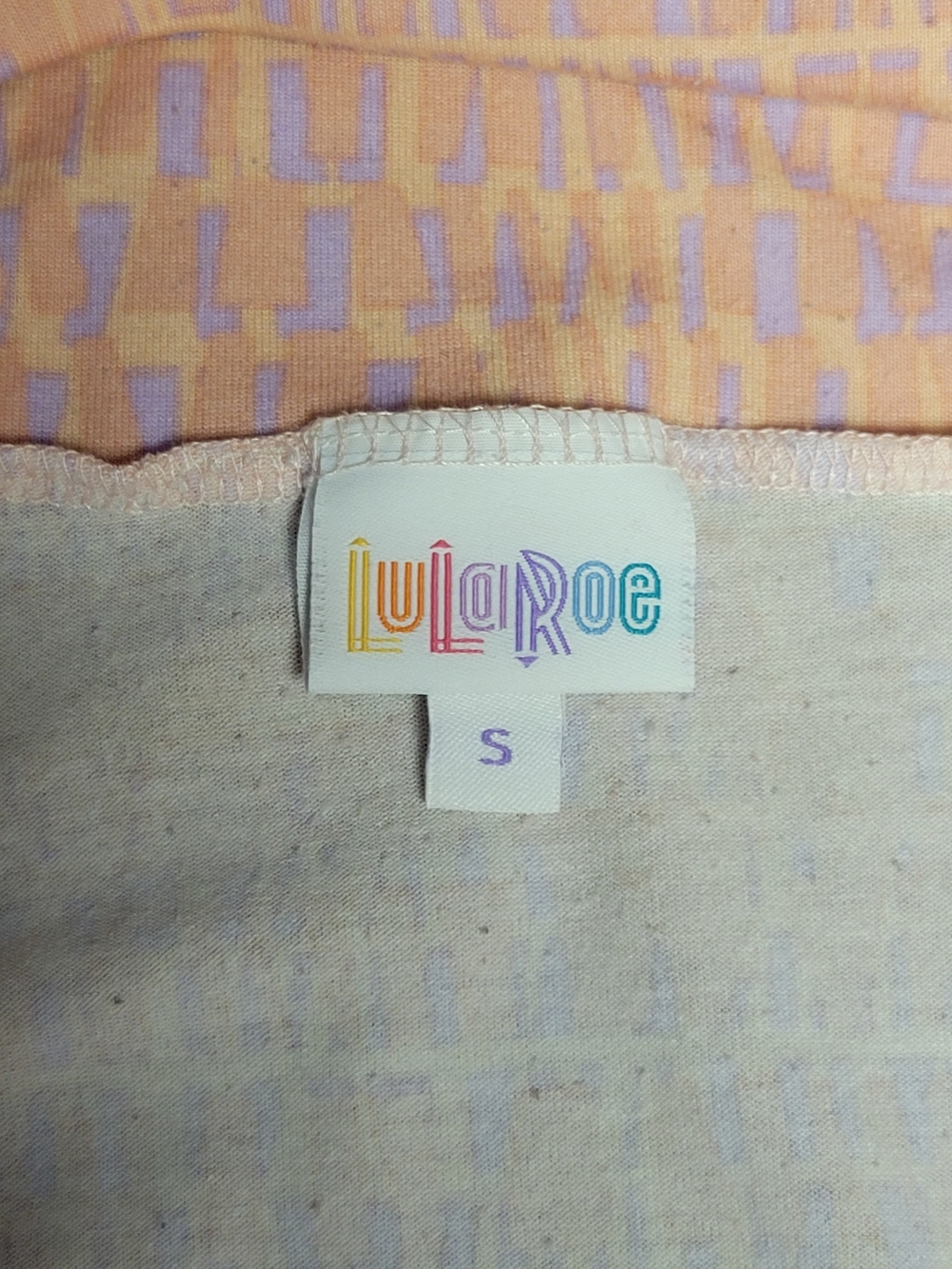 LuLaRoe Peach Pink Maxi Skirt Sz S - Picture 2 of 3